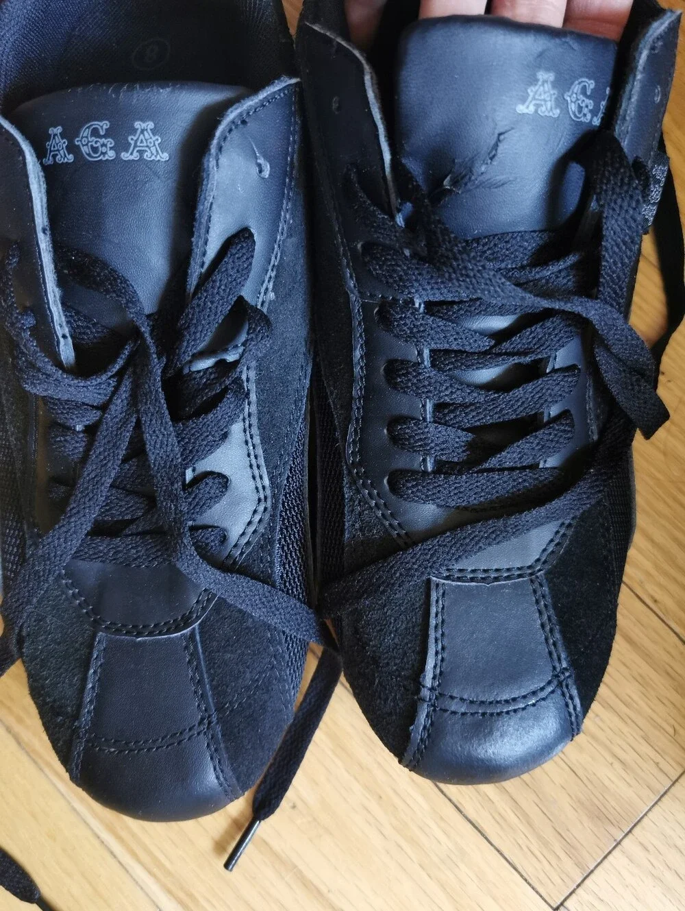 Black sneakers US size 10